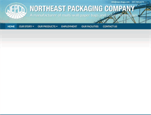 Tablet Screenshot of nepcobags.com